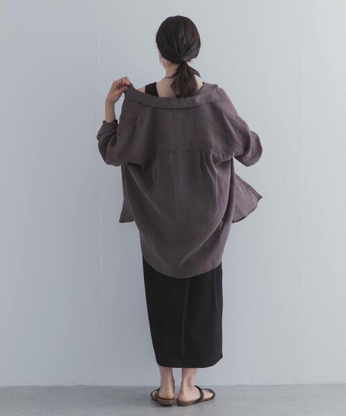 URBAN RESEARCH DOORS（アーバンリサーチドアーズ）の「2WAYタンクトップワンピース｜UVカット/日除け/吸水速乾/接触冷感/マシンウォッシャブル（ワンピース・レディース・ブラック・LARGE/MEDIUM）」の7枚目の写真