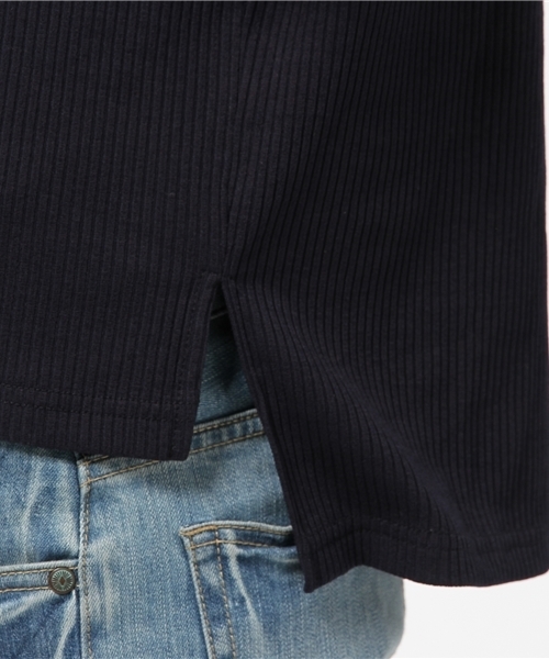 Chico（チコ）の「【who's who Chico】　テレコVネックプルオーバー（Tシャツ/カットソー・レディース・ライトブルー/ピンクベージュ/グレー/ネイビー/アイボリー・FREE）」の7枚目の写真