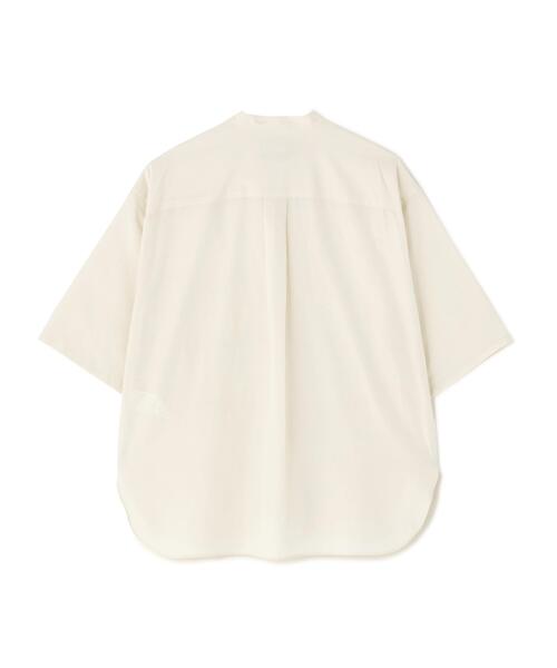 YLEVE(イレーヴ)の「YLEVE / SILK COTTON CLOTH BIO SUEDE SHIRT(シャツ/ブラウス・レディース・ホワイト/ネイビー・0/1)」の3枚目の写真
