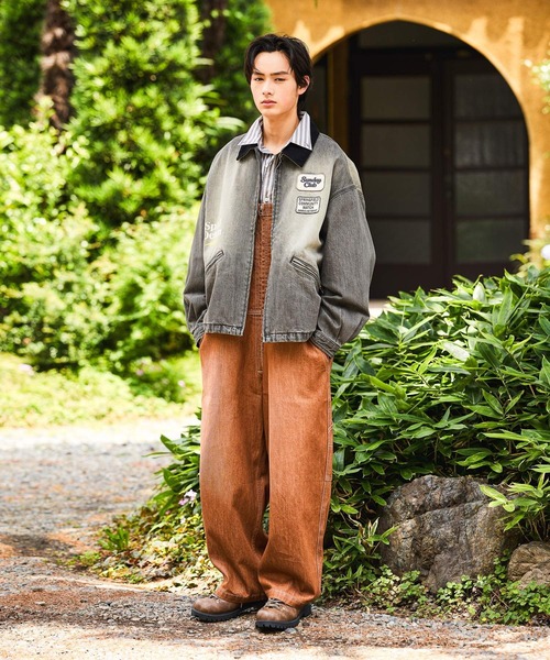 niko and...（ニコアンド）の「Denim Zip Work Jacket [niko and ...JEANS]（デニムジャケット・メンズ・サックスブルー/ダークグレー・MEDIUM/LARGE）」の22枚目の写真