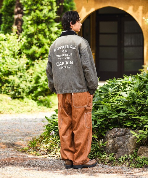 niko and...（ニコアンド）の「Denim Zip Work Jacket [niko and ...JEANS]（デニムジャケット・メンズ・サックスブルー/ダークグレー・MEDIUM/LARGE）」の15枚目の写真