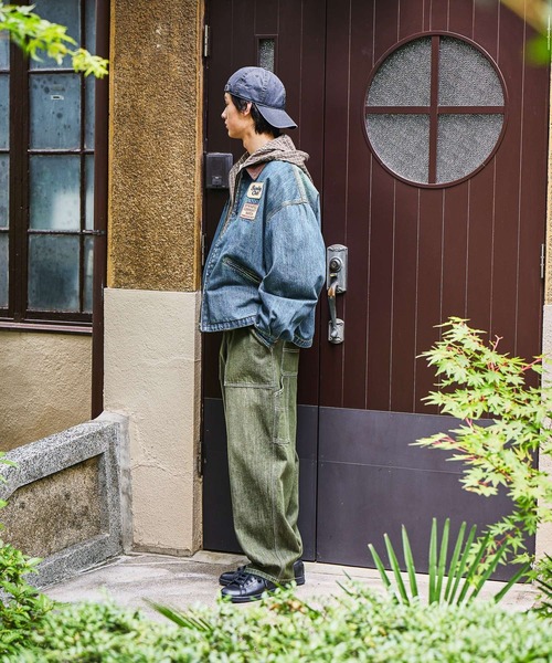 niko and...（ニコアンド）の「Denim Zip Work Jacket [niko and ...JEANS]（デニムジャケット・メンズ・サックスブルー/ダークグレー・MEDIUM/LARGE）」の10枚目の写真