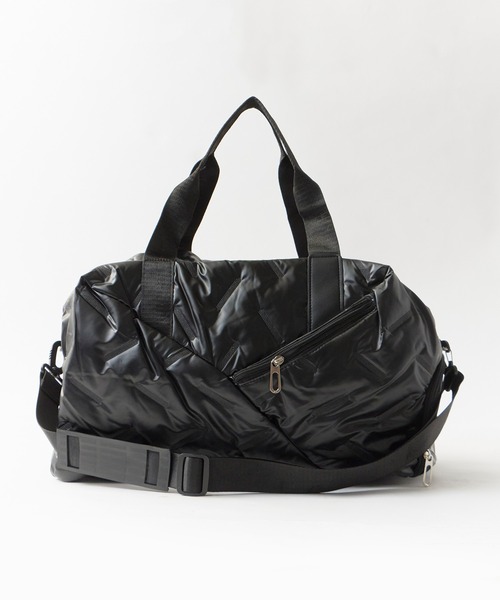 Chick(チック)の「【2WAY】【A4サイズ対応】2-Way Shoulder Boston Bag / 2WAY ショルダーボストンバッグ ショルダー取り外し可能 y2k 韓国系 レディース 秋 秋服 2026年秋冬(ショルダーバッグ・レディース・ホワイト/ブラック/シルバー・FREE)」の3枚目の写真