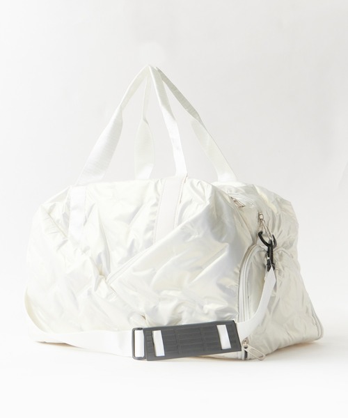 Chick(チック)の「【2WAY】【A4サイズ対応】2-Way Shoulder Boston Bag / 2WAY ショルダーボストンバッグ ショルダー取り外し可能 y2k 韓国系 レディース 秋 秋服 2026年秋冬(ショルダーバッグ・レディース・ホワイト/ブラック/シルバー・FREE)」の17枚目の写真