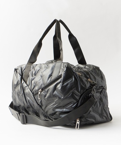 Chick(チック)の「【2WAY】【A4サイズ対応】2-Way Shoulder Boston Bag / 2WAY ショルダーボストンバッグ ショルダー取り外し可能 y2k 韓国系 レディース 秋 秋服 2026年秋冬(ショルダーバッグ・レディース・ホワイト/ブラック/シルバー・FREE)」の16枚目の写真