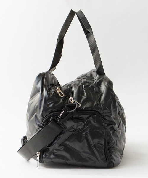 Chick(チック)の「【2WAY】【A4サイズ対応】2-Way Shoulder Boston Bag / 2WAY ショルダーボストンバッグ ショルダー取り外し可能 y2k 韓国系 レディース 秋 秋服 2026年秋冬(ショルダーバッグ・レディース・ホワイト/ブラック/シルバー・FREE)」の6枚目の写真