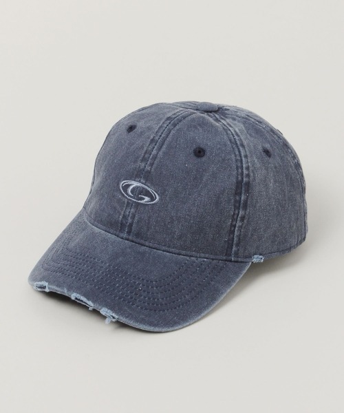 RAGEBLUE（レイジブルー）の「DAMAGE EDGE LOGO CAP/ダメージエッジロゴキャップ（キャップ・メンズ・ブラック/レッド/ネイビー・FREE）」の3枚目の写真