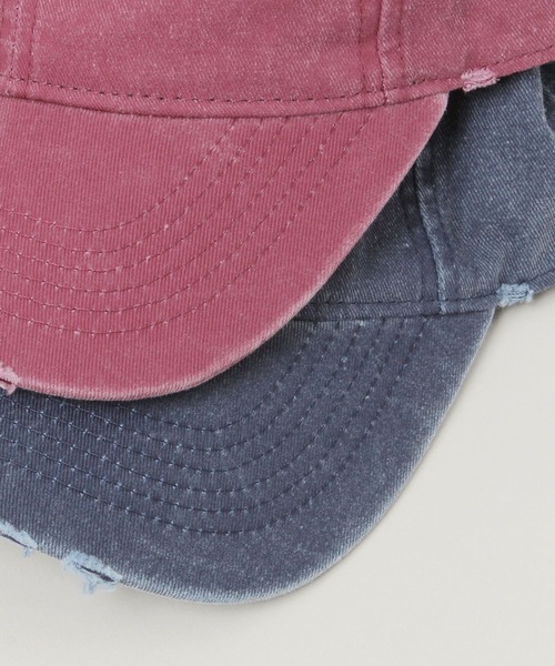 RAGEBLUE（レイジブルー）の「DAMAGE EDGE LOGO CAP/ダメージエッジロゴキャップ（キャップ・メンズ・ブラック/レッド/ネイビー・FREE）」の17枚目の写真