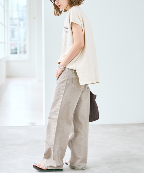 Spick & Span（スピックアンドスパン）の「《26サイズ登場 / 追加》upper hights/アッパーハイツ THE NIECE MID-RISE*（デニムパンツ・レディース・ブルー・24/23/26/25）」の8枚目の写真