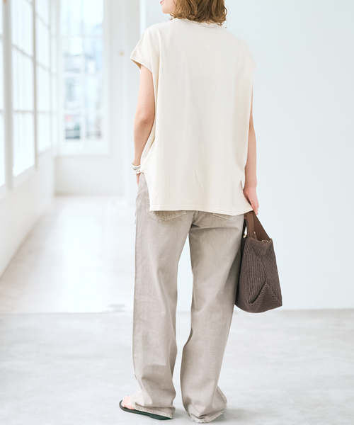 Spick & Span（スピックアンドスパン）の「《26サイズ登場 / 追加》upper hights/アッパーハイツ THE NIECE MID-RISE*（デニムパンツ・レディース・ブルー・24/23/26/25）」の9枚目の写真