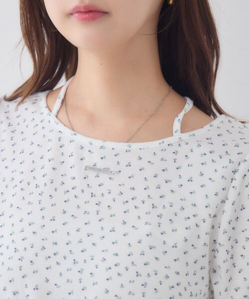 ems excite(エムズエキサイト)の「ペプラム切替カットソー(Tシャツ/カットソー・レディース・ピンク/ブラック/ホワイト系その他・FREE)」の19枚目の写真