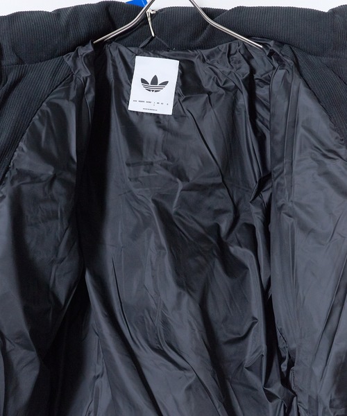 adidas(アディダス)の「adidas/アディダス CORDUROY PUFFER JACKET コーデュロイ パファー ジャケット ダウンジャケット ダウンコート 中綿 ブルゾン シンプル ベーシック メンズ レディース 2026年秋冬 秋服 冬服(ダウンジャケット/コート・メンズ・ブラック・S/M/L/XL/XS)」の12枚目の写真