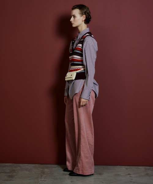 MAISON SPECIAL(メゾンスペシャル)の「Color Corduroy Pants/カラーコーデュロイパンツ(その他パンツ・レディース・ブルー/グリーン/ピンク・36/38)」の5枚目の写真