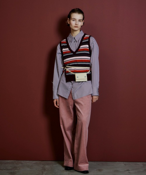 MAISON SPECIAL(メゾンスペシャル)の「Color Corduroy Pants/カラーコーデュロイパンツ(その他パンツ・レディース・ブルー/グリーン/ピンク・36/38)」の6枚目の写真