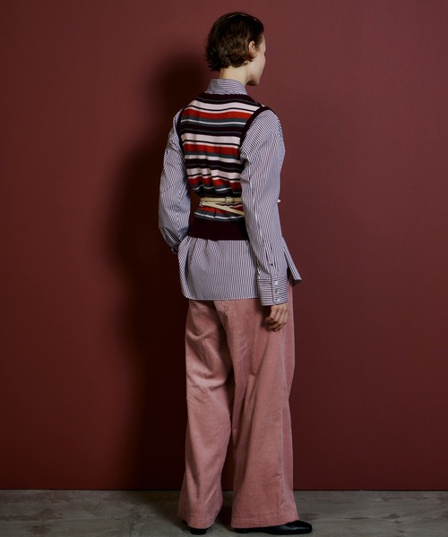 MAISON SPECIAL(メゾンスペシャル)の「Color Corduroy Pants/カラーコーデュロイパンツ(その他パンツ・レディース・ブルー/グリーン/ピンク・36/38)」の7枚目の写真