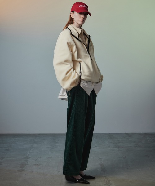 MAISON SPECIAL(メゾンスペシャル)の「Color Corduroy Pants/カラーコーデュロイパンツ(その他パンツ・レディース・ブルー/グリーン/ピンク・36/38)」の14枚目の写真