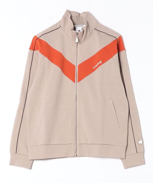 le coq sportif（ルコックスポルティフ）の「アクティブスウェット スタンドジャケット（その他アウター・レディース・ブラック/ネイビー/ベージュ・L/M/XL/S）」の2枚目の写真