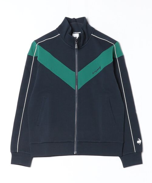 le coq sportif（ルコックスポルティフ）の「アクティブスウェット スタンドジャケット（その他アウター・レディース・ブラック/ネイビー/ベージュ・L/M/XL/S）」の3枚目の写真