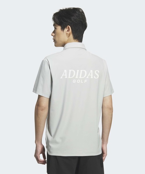 adidas(アディダス)の「クラブ コンシューマー グラフィック半袖ポロシャツ【adidas Golf/アディダスゴルフ】(ポロシャツ・メンズ・グレー・XX-LARGE/3XL/LARGE/MEDIUM/SMALL/X-LARGE)」の2枚目の写真