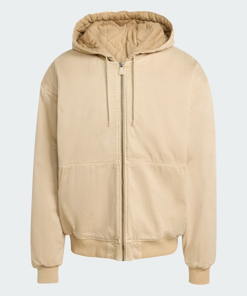 adidas（アディダス）の「アディダス エキップメント ドリル 中わた入りパーカー / アディダスオリジナルス adidas Originals（ブルゾン・メンズ・ベージュ・MEDIUM/LARGE/X-SMALL/X-LARGE/XX-LARGE）」の6枚目の写真