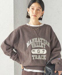 【SHIPS別注】Champion: リバー スウィーブ ロゴ スウェット