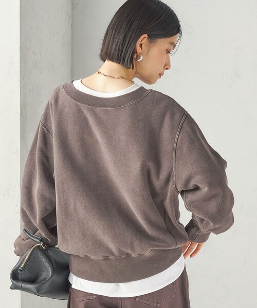Champion(チャンピオン)の「【SHIPS別注】Champion: リバー スウィーブ ロゴ スウェット(スウェット・レディース・ネイビー/グリーン/ブラウン・ONE SIZE)」の10枚目の写真