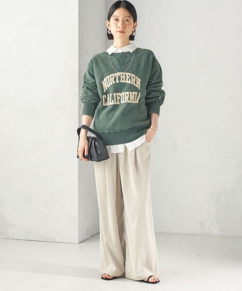 Champion(チャンピオン)の「【SHIPS別注】Champion: リバー スウィーブ ロゴ スウェット(スウェット・レディース・ネイビー/グリーン/ブラウン・ONE SIZE)」の13枚目の写真