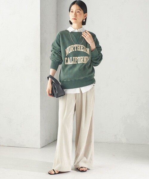 Champion(チャンピオン)の「【SHIPS別注】Champion: リバー スウィーブ ロゴ スウェット(スウェット・レディース・ネイビー/グリーン/ブラウン・ONE SIZE)」の14枚目の写真