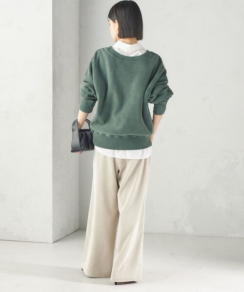 Champion(チャンピオン)の「【SHIPS別注】Champion: リバー スウィーブ ロゴ スウェット(スウェット・レディース・ネイビー/グリーン/ブラウン・ONE SIZE)」の15枚目の写真