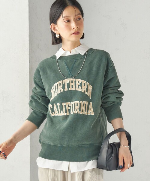 Champion(チャンピオン)の「【SHIPS別注】Champion: リバー スウィーブ ロゴ スウェット(スウェット・レディース・ネイビー/グリーン/ブラウン・ONE SIZE)」の17枚目の写真