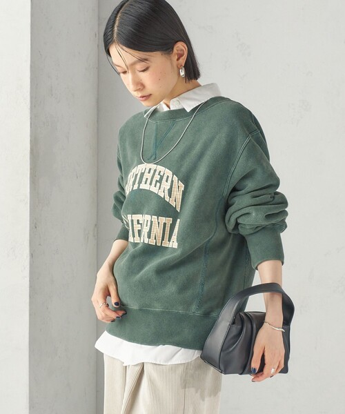 Champion(チャンピオン)の「【SHIPS別注】Champion: リバー スウィーブ ロゴ スウェット(スウェット・レディース・ネイビー/グリーン/ブラウン・ONE SIZE)」の18枚目の写真