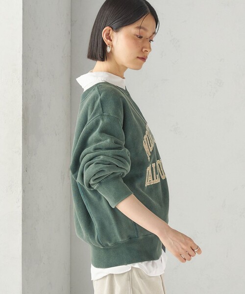 Champion(チャンピオン)の「【SHIPS別注】Champion: リバー スウィーブ ロゴ スウェット(スウェット・レディース・ネイビー/グリーン/ブラウン・ONE SIZE)」の20枚目の写真