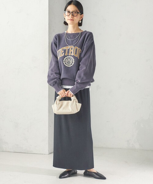 Champion(チャンピオン)の「【SHIPS別注】Champion: リバー スウィーブ ロゴ スウェット(スウェット・レディース・ネイビー/グリーン/ブラウン・ONE SIZE)」の22枚目の写真