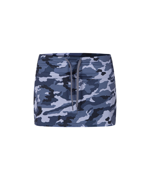 PLEASENOFOLLOW(プリーズノーフォロー)の「Mei Mini Skirt (Blue Camo)(スカート・レディース・その他・FREE)」の2枚目の写真