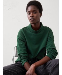 BANANA REPUBLIC FACTORY STORE フリースモックネックスウェットシャツ