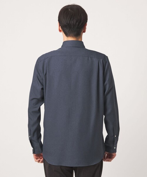 A DAY IN THE LIFE UNITED ARROWS（アデイインザライフユナイテッドアローズ）の「ウールライク ツイル カッタウェイカラーシャツ＜A DAY IN THE LIFE＞（シャツ/ブラウス・メンズ・ネイビー/モカ/ナチュラル・L/S/M/XL）」の15枚目の写真