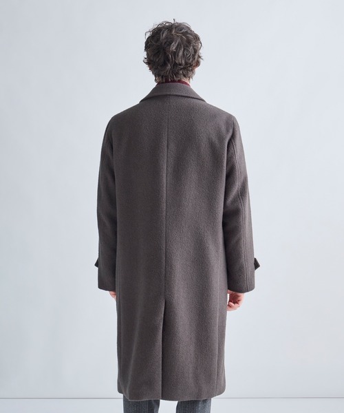 MEN'S BIGI(メンズビギ)の「ウールアンゴラビーバーポロコート(その他アウター・メンズ・カーキ/ブラック・02/03)」の5枚目の写真