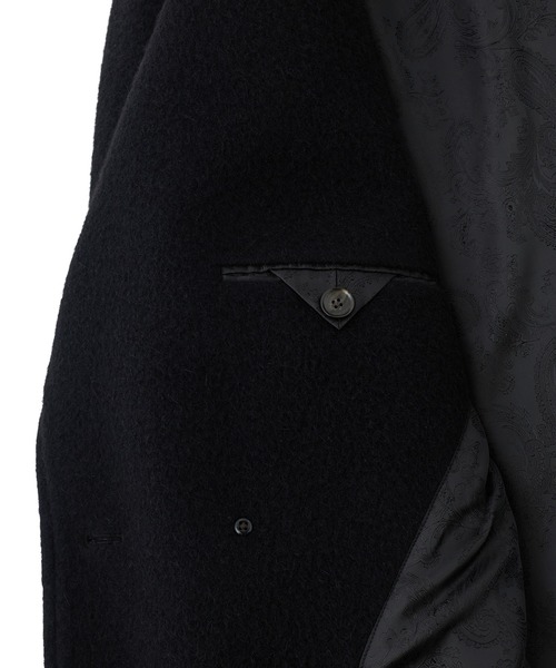 MEN'S BIGI(メンズビギ)の「ウールアンゴラビーバーポロコート(その他アウター・メンズ・カーキ/ブラック・02/03)」の20枚目の写真