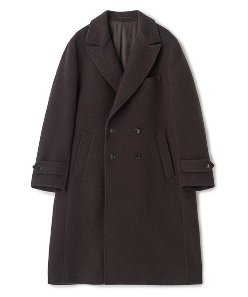MEN'S BIGI(メンズビギ)の「ウールアンゴラビーバーポロコート(その他アウター・メンズ・カーキ/ブラック・02/03)」の8枚目の写真