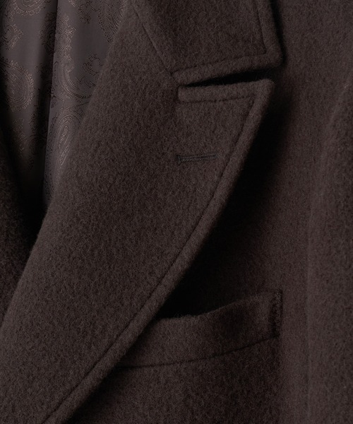 MEN'S BIGI(メンズビギ)の「ウールアンゴラビーバーポロコート(その他アウター・メンズ・カーキ/ブラック・02/03)」の13枚目の写真