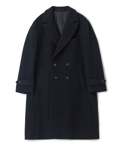 MEN'S BIGI(メンズビギ)の「ウールアンゴラビーバーポロコート(その他アウター・メンズ・カーキ/ブラック・02/03)」の9枚目の写真