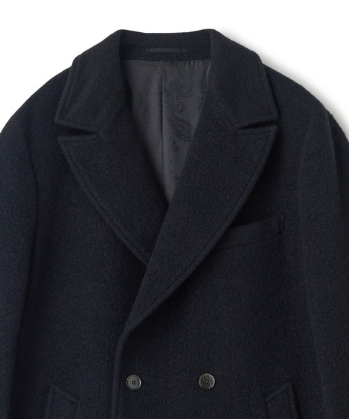 MEN'S BIGI(メンズビギ)の「ウールアンゴラビーバーポロコート(その他アウター・メンズ・カーキ/ブラック・02/03)」の10枚目の写真
