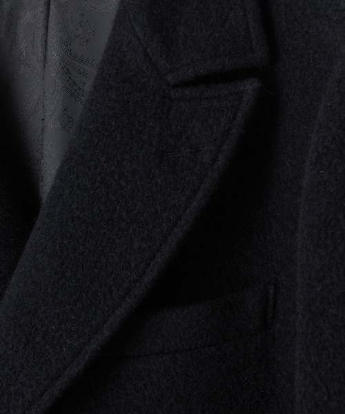 MEN'S BIGI(メンズビギ)の「ウールアンゴラビーバーポロコート(その他アウター・メンズ・カーキ/ブラック・02/03)」の11枚目の写真