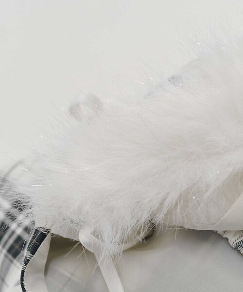 Belle Charme(ベルシャルム)の「【Belle Charme】Fur Strap Mermaid Onepiece(ワンピース・レディース・ブラック/アイボリー/ブラウン・FREE)」の19枚目の写真