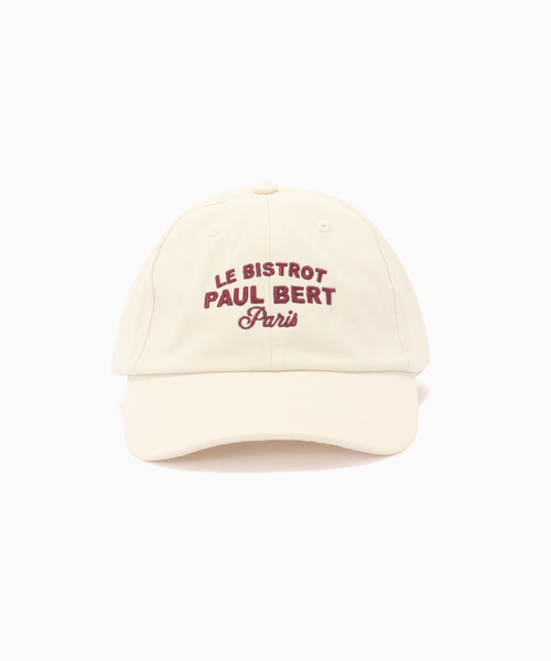 EDIFICE(エディフィス)の「GIFT SHOP (ギフトショップ) Le Bistrot Paul Bert The Cream SIgnature cap(キャップ・メンズ・アイボリー・FREE)」の2枚目の写真