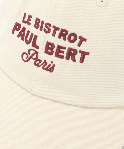 EDIFICE(エディフィス)の「GIFT SHOP (ギフトショップ) Le Bistrot Paul Bert The Cream SIgnature cap(キャップ・メンズ・アイボリー・FREE)」の4枚目の写真
