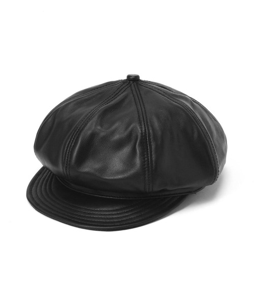 Schott(ショット)の「SCHOTT-LEATHER-CAP(キャップ・メンズ・ブラック/ブラック系3/ブラック系2・FREE)」の22枚目の写真