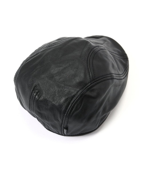 Schott(ショット)の「SCHOTT-LEATHER-CAP(キャップ・メンズ・ブラック/ブラック系3/ブラック系2・FREE)」の7枚目の写真