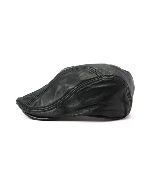 Schott(ショット)の「SCHOTT-LEATHER-CAP(キャップ・メンズ・ブラック/ブラック系3/ブラック系2・FREE)」の9枚目の写真