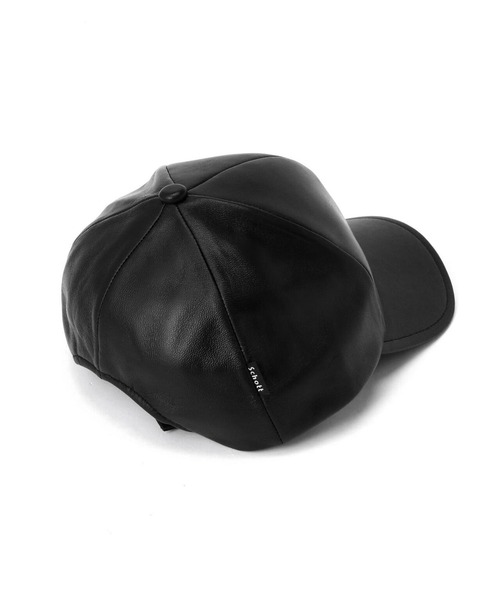 Schott(ショット)の「SCHOTT-LEATHER-CAP(キャップ・メンズ・ブラック/ブラック系3/ブラック系2・FREE)」の14枚目の写真